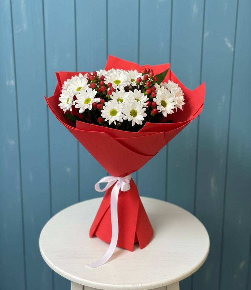 Букет цветов из: Хризантемы в Кисловодске