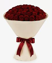 Букет 101 Бордовая роза Блэк Бакарра в Кисловодске