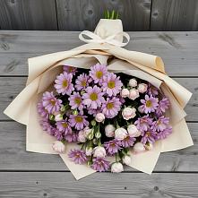 Букет цветов из:  Розы и Хризантемы #REPLACE_PRED# Кисловодске